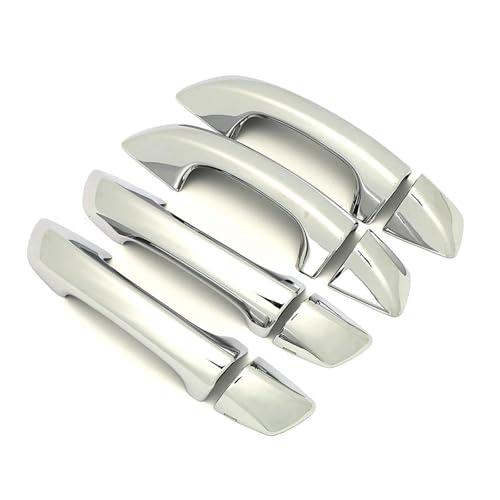 Kohlefaser Refit Chrom Türgriffabdeckungs Trimmschutzaufkleber Für VW Für Golf MK6 2008 2009 2010-2013 Außenverkleidung(Chrome Color B) von CLFJWZ