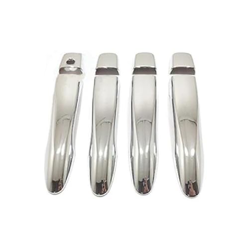 Schwarz Chrom Carbon Auto Türgriff Rahmen Abdeckung Trim Zubehör Für Nissan Für Maxima A36 2016 2017 2018-2023 Außenverkleidung(Chrome 1 Hole) von CLFJWZ