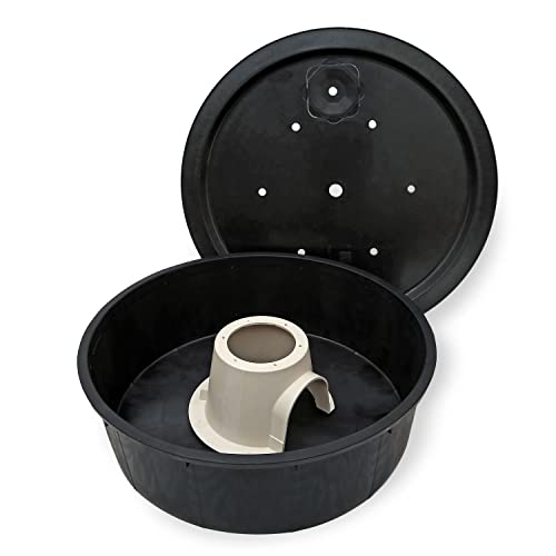 CLGarden Springbrunnen Schwerlastbecken Set 250 Liter Springbrunnenbecken mit 120cm GFK Abdeckung und 2t Schwerlaststütze Erdeinbau DIY CLGarden Springbrunnen Schwerlastbecken Set 250 Liter Springbrunnenbecken mit 120cm GFK Abdeckung und 2t Schwerlaststütze Erdeinbau DIY von CLGarden