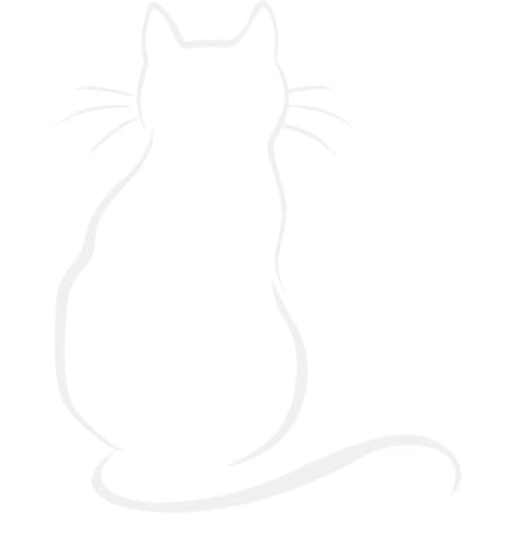 CLICKANDPRINT Aufkleber » Katze am Fenster, 10x8,0cm, Weiß Reflektierend • Dekoaufkleber/Autoaufkleber/Sticker/Decal/Vinyl von CLICKANDPRINT