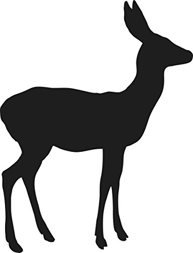 CLICKANDPRINT Autoaufkleber/Dekoaufkleber/Sticker REH, 10x7,6cm, Farbe metallic schwarz CLICKANDPRINT Autoaufkleber/Dekoaufkleber/Sticker REH, 10x7,6cm, Farbe metallic schwarz von CLICKANDPRINT