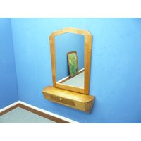 Anthroposophisch Wandkonsole & Spiegel Von Siegfried Pütz 20Er 30Er Jahre von CLICKWERKARONGE