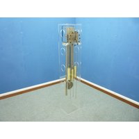 Seltene Space Age Plexiglas Standuhr Von Kieninger Model 0009 Regulus 1975 Interior Home von CLICKWERKARONGE