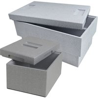 Climapor - 2er Set Styropor Thermobox 32 l und 9,2 l - 2 Boxen von CLIMAPOR