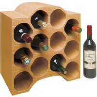 Climapor - Flaschenbox Bogenform, 12 Flaschen max. ø 9 cm - 4 Stück von CLIMAPOR