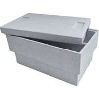 Climapor - Thermobox Transportbox 35 l grau Isolierbox Kühlbox Warmhaltebox Styroporbox Climapor - Thermobox Transportbox 35 l grau Isolierbox Kühlbox Warmhaltebox Styroporbox von CLIMAPOR