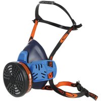 Atemschutz Halbmaske mit Filtern 762 aus natürlichem Silikon A1 von CLIMAX