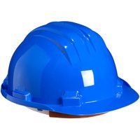 Casque de chantier Couleur : bleu von CLIMAX