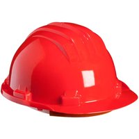 Casque de chantier Couleur : rouge von CLIMAX