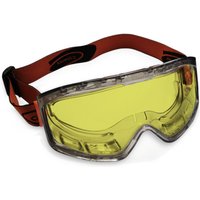 Vollsichtschutzbrille mit gelben Visier - Gelb von CLIMAX