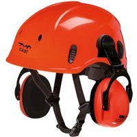 Kletterhelm rot mit abnehmbarem Gehörschutz Kletterhelm rot mit abnehmbarem Gehörschutz von CLIMAX