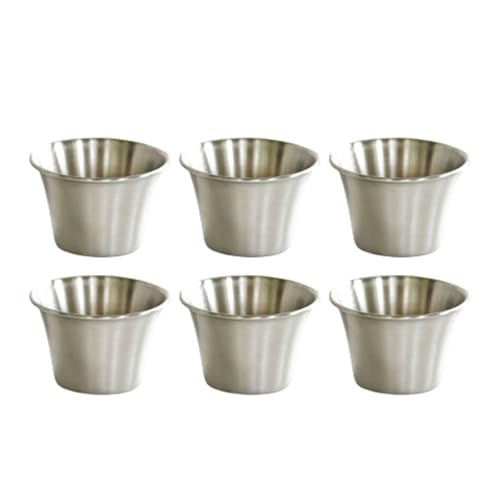 CLINGRE boutique shop uk 6-teiliges Set aus Mini-Dipbechern aus Edelstahl 304 – 75 ml, Mehrzweck-Saucenschale, korrosionsbeständige Gewürzschale for Grilldesserts Dip-Schale CLINGRE boutique shop uk 6-teiliges Set aus Mini-Dipbechern aus Edelstahl 304 – 75 ml, Mehrzweck-Saucenschale, korrosionsbeständige Gewürzschale for Grilldesserts Dip-Schale von CLINGRE boutique shop uk