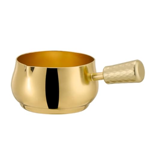CLINGRE boutique shop uk Soßenbecher aus Edelstahl 304 – 60ml/100ml Dipbecher mit Adlerausguss, gebürstete, lasergeschweißte Gewürzschale for Restaurants Dip-Schale(Golden,Small) von CLINGRE boutique shop uk