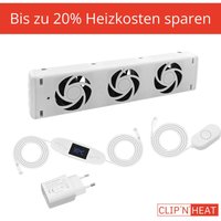 Clip'n'shade - Heizkörperventilator Heizungslüfter - Single Set von CLIP'N'SHADE