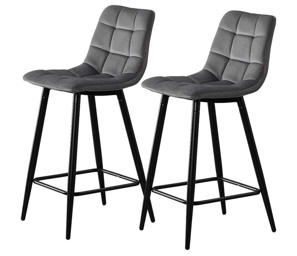 Ofcasa Barhocker Barstuhl Hocker (2er Set), Gepolsterte Küchenstuhl mit Fußstütze, Sitzhöhe 66cm von Ofcasa