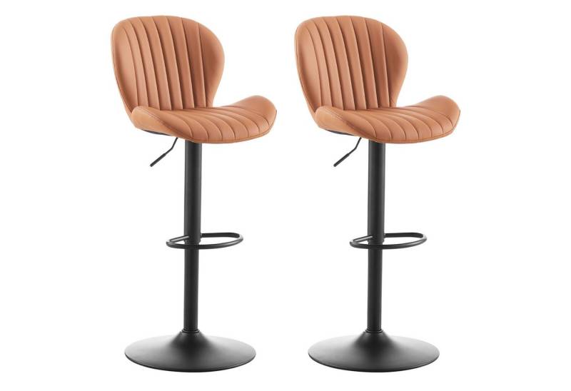 Ofcasa Barhocker Muschelförmige Barstuhl (2er Set), Höhenverstellbarer Drehstuhl von Ofcasa
