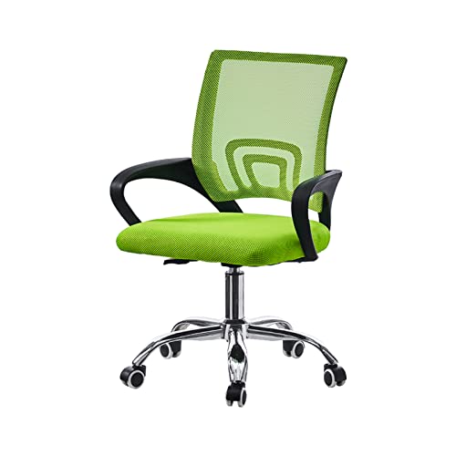 CLIPOP Bürostuhl Modern Ergonomischer Höhenverstellbar Drehstuhl mit Lendenwirbelstütze, bequem gepolsterter Netzstuhl grün von CLIPOP