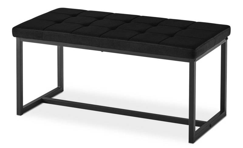 Ofcasa Essbank Esstischhocker (1er Set), gepolsterter Sitzbank, Loungehocker mit Metallgestell aus Samtstoff von Ofcasa