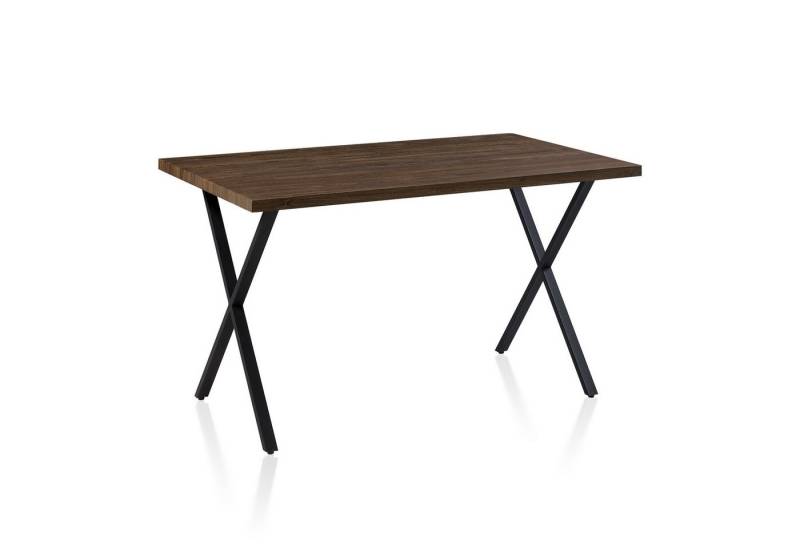 Ofcasa Esstisch Retro Küchentisch (1 Tisch), 120x80x75cm Tisch mit X-förmigen Beinen von Ofcasa