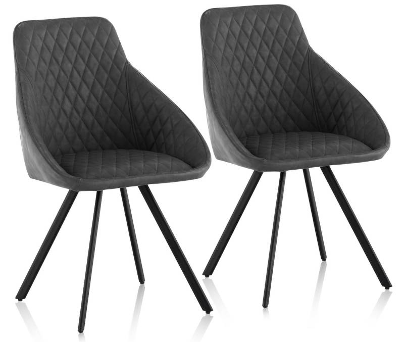 Ofcasa Esszimmerstuhl Ergonomischer Küchenstuhl (2er Set), Bezug aus Kunstleder von Ofcasa