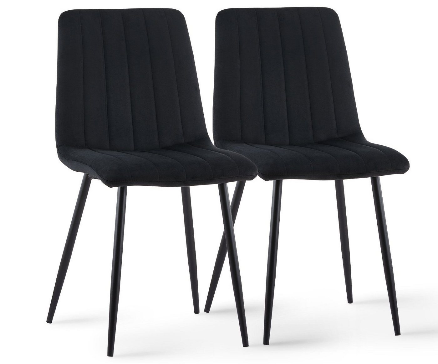Ofcasa Esszimmerstuhl Küchestuhl (2er Set), Samtstuhl mit gepolstertem Sitz von Ofcasa