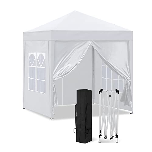 CLIPOP Faltpavillon 2 x 2 m Gartenpavillon UV Schutz mit 4 Seitenteilen und pulverbeschichtetem Stahlrahmen Event Pavillon für Outdoor Camping Markt,Messe CLIPOP Faltpavillon 2 x 2 m Gartenpavillon UV Schutz mit 4 Seitenteilen und pulverbeschichtetem Stahlrahmen Event Pavillon für Outdoor Camping Markt,Messe von CLIPOP
