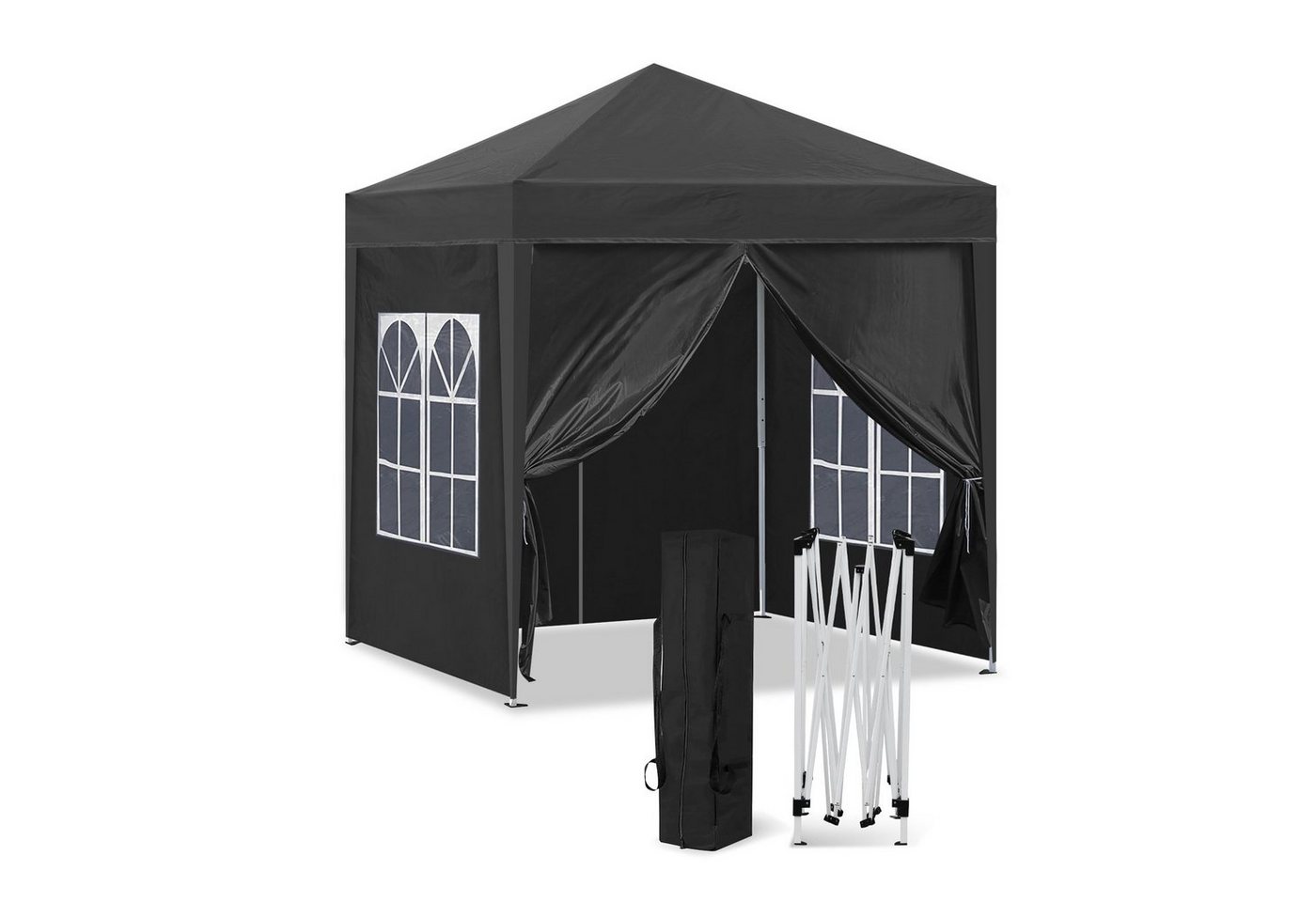 CLIPOP Faltpavillon 3x3m Gartenpavillon, Gartenzelt, Tragbare Partyzelt von CLIPOP