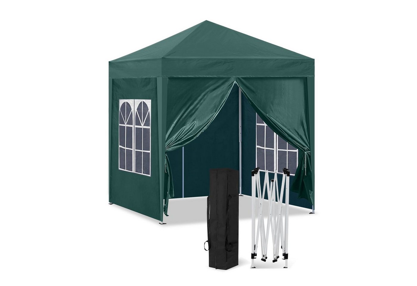 CLIPOP Faltpavillon 3x3m Gartenpavillon, Gartenzelt, Tragbare Partyzelt von CLIPOP