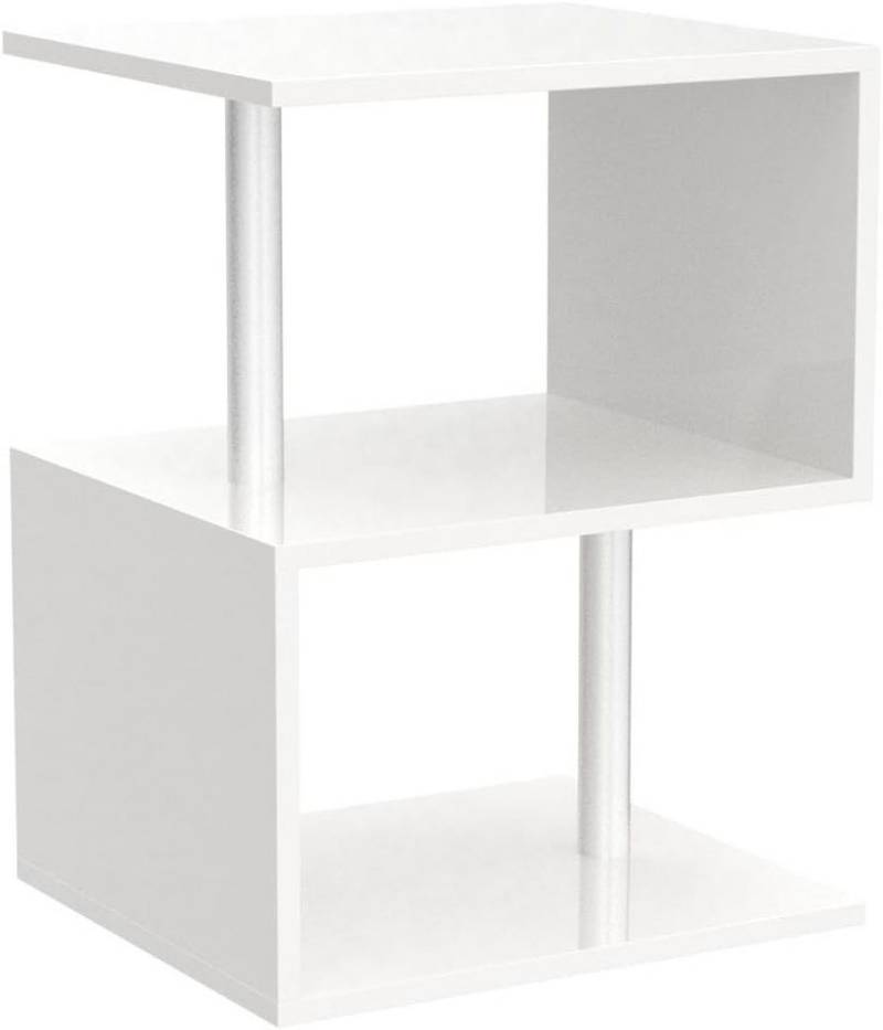 Ofcasa Nachtkommode Nachttisch (1 Nachtkonsole), 44x38x58cm Beistelltisch mit LED von Ofcasa
