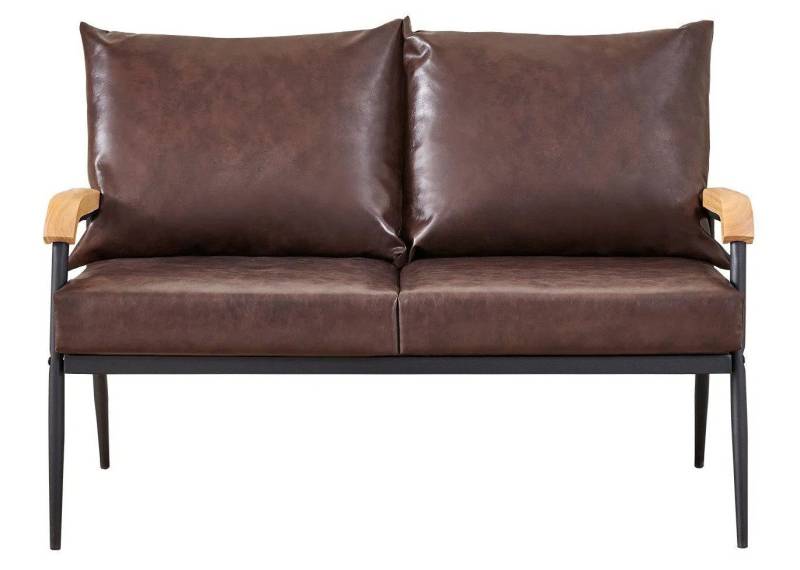Ofcasa Sofa 2-Sitzer Sofa, gepolsterte Couch mit Armlehnen, 110x61x81cm Kunstleder Sofa von Ofcasa