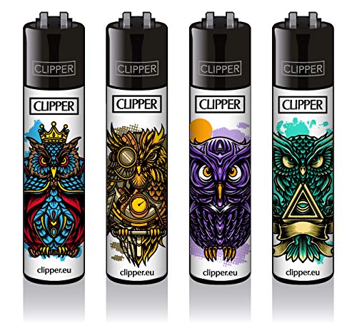 Clipper® Feuerzeuge - Owls #2-4er Set von CLIPPER / FIRE-FLOW