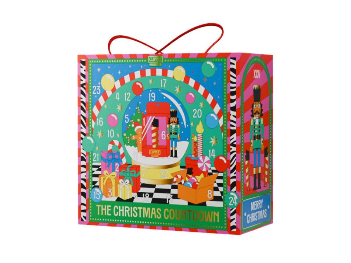 CLIPPER befüllbarer Adventskalender mit 24 Türchen als Geschenkidee 2025 limitierte Weihnachtsedition (24-tlg), exklusiver Clipper Adventskalender 2025 von CLIPPER