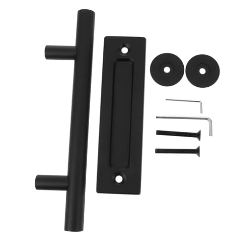 CLISPEED 1 Satz Carbonstahl Türgriff für Schiebetüren Runder Pull Handle für Garagentore und Scheunentüren Langlebig und Robust CLISPEED 1 Satz Carbonstahl Türgriff für Schiebetüren Runder Pull Handle für Garagentore und Scheunentüren Langlebig und Robust von CLISPEED