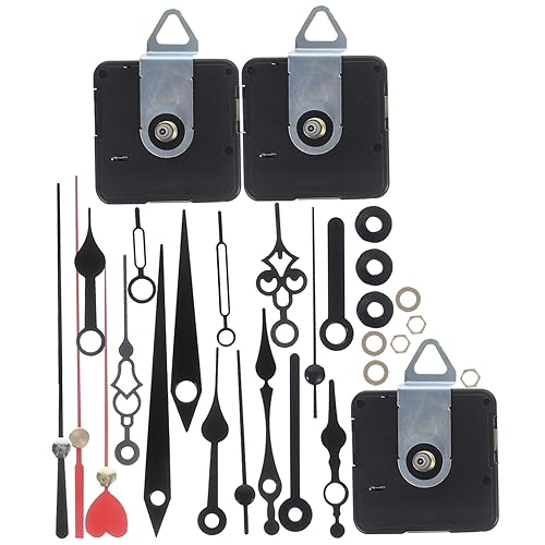 CLISPEED 1 Satz DIY Quarz Uhrwerk Set Austauschbare Uhrmechanismen für Wanduhr Reparaturen Geeignet für Büro Schlafzimmer Wohnzimmer und Leicht Langlebig und Vielseitig Einsetzbar von CLISPEED
