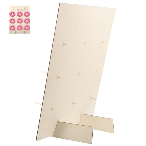 CLISPEED Donut Display Board 1 Set Holz Donut Ständer Für Party Für Dessert Tisch von CLISPEED