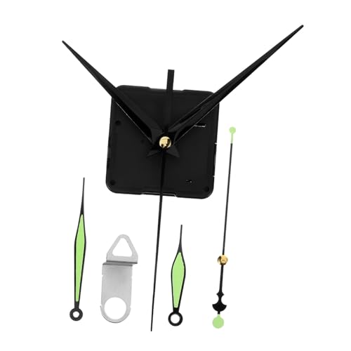 CLISPEED 1 Satz Ersatz Uhrwerk Set für DIY Wanduhren Lautloses Uhrwerk mit Zeigern Präzise Uhrmechanik für Bastelprojekte Kompatibel mit Verschiedenen Uhrmodellen für Kreative von CLISPEED