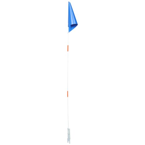 CLISPEED 1 Satz Fahrradflagge mit Verstellbarem Fahnenmast Sicherheitsflagge für Kinderfahrräder Robust Installieren für Fahrräder von CLISPEED