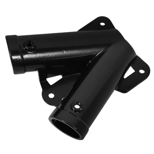 CLISPEED 1 Satz Förmiger Aluminium Fahnenmast Halter Wandmontage Robuste und Verstellbare Halterung für Außenbereich für Nationale und Gartenflaggen Schwarz von CLISPEED