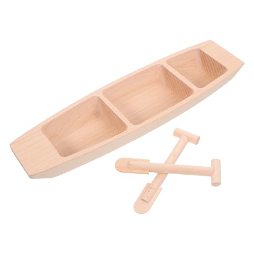 CLISPEED 1 Satz Holzboot Modell Unlackiertes Boot für Büro und Zuhause für DIY Bastelprojekte Realistische Holzhandwerkskunst Perfektes für Bootsammler CLISPEED 1 Satz Holzboot Modell Unlackiertes Boot für Büro und Zuhause für DIY Bastelprojekte Realistische Holzhandwerkskunst Perfektes für Bootsammler von CLISPEED