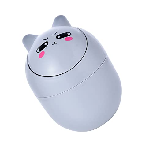 CLISPEED 1 Stück Desktop Mülleimer mit Deckel Süßer und Kompakter Abfalleimer für Büro und Zuhause für Schreibtisch Schlafzimmer und Wohnzimmer Kreative Aufbewahrungslösung CLISPEED 1 Stück Desktop Mülleimer mit Deckel Süßer und Kompakter Abfalleimer für Büro und Zuhause für Schreibtisch Schlafzimmer und Wohnzimmer Kreative Aufbewahrungslösung von CLISPEED