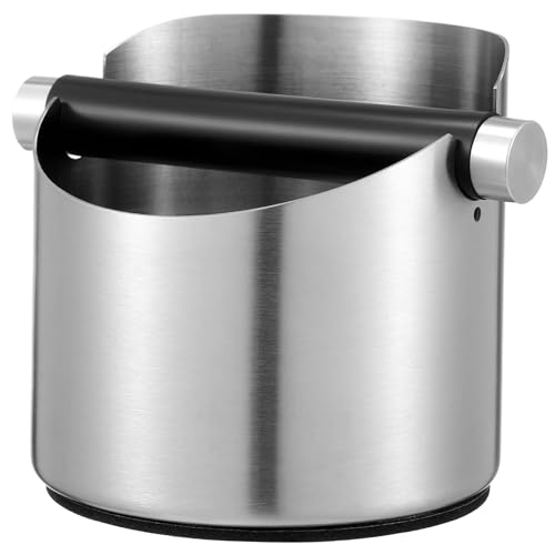 CLISPEED 1 Stück Kaffeesatzeimer Espresso Eimer Dein Kaffeesatzbehälter Kaffeeabfälle Entleerung Mülleimer Gebraucht Bodensatz Verschwendung Kaffeepulvereimer Abfall Rostfreier Stahl Silber CLISPEED 1 Stück Kaffeesatzeimer Espresso Eimer Dein Kaffeesatzbehälter Kaffeeabfälle Entleerung Mülleimer Gebraucht Bodensatz Verschwendung Kaffeepulvereimer Abfall Rostfreier Stahl Silber von CLISPEED