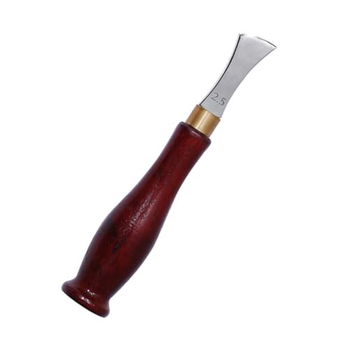 CLISPEED 1 Stück Leder Kanten Crimper Werkzeug für Präzise Lederverarbeitung Ergonomischer Holzgriff Robustem für Kantenbearbeitung und Langlebige Nutzung CLISPEED 1 Stück Leder Kanten Crimper Werkzeug für Präzise Lederverarbeitung Ergonomischer Holzgriff Robustem für Kantenbearbeitung und Langlebige Nutzung von CLISPEED