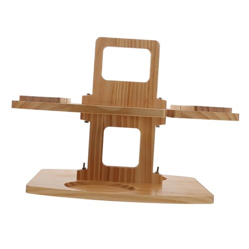 CLISPEED 1 Stück Multifunktionales Holzregal für Picknick Tragbarer Snack und Weinablage für Outdoor Events mit für Snacks Weinflaschen und Gläser CLISPEED 1 Stück Multifunktionales Holzregal für Picknick Tragbarer Snack und Weinablage für Outdoor Events mit für Snacks Weinflaschen und Gläser von CLISPEED