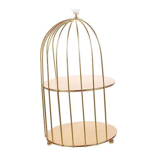 CLISPEED 1 Stück Regal Aufbewahrungsständer für Kleinigkeiten Organizer Rack Multifunktionaler Speicherhalter Multifunktions-Aufbewahrungskoffer Kleinigkeiten-Organizer Schmiedeeisen Golden CLISPEED 1 Stück Regal Aufbewahrungsständer für Kleinigkeiten Organizer Rack Multifunktionaler Speicherhalter Multifunktions-Aufbewahrungskoffer Kleinigkeiten-Organizer Schmiedeeisen Golden von CLISPEED