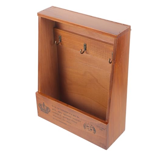 CLISPEED 1 Stück Retro Wand Schlüsselbox aus Holz Multifunktionale Aufbewahrung für Schlüssel Dekoration Leichtbraun für Zuhause Hotels Hochwertige Verarbeitung Stilvolles Design Langlebig CLISPEED 1 Stück Retro Wand Schlüsselbox aus Holz Multifunktionale Aufbewahrung für Schlüssel Dekoration Leichtbraun für Zuhause Hotels Hochwertige Verarbeitung Stilvolles Design Langlebig von CLISPEED