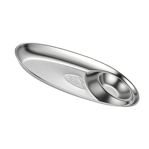 CLISPEED 1 Stück Snackteller Oval Vielseitige Dipschale für Saucen und Snacks für Zuhause und Gastronomie Leicht und Einfach zu Reinigen Wiederverwendbar CLISPEED 1 Stück Snackteller Oval Vielseitige Dipschale für Saucen und Snacks für Zuhause und Gastronomie Leicht und Einfach zu Reinigen Wiederverwendbar von CLISPEED