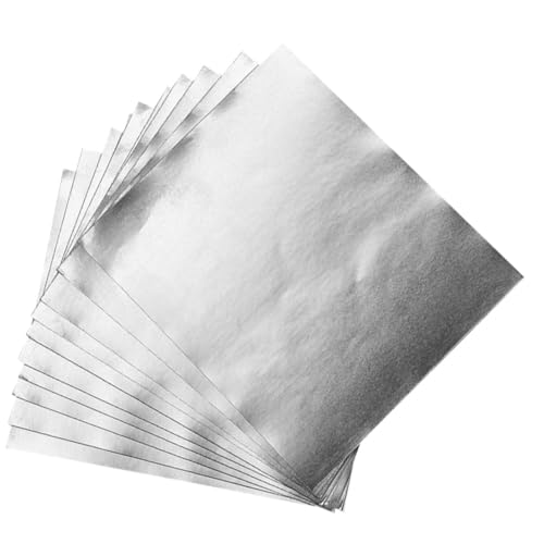 CLISPEED 10 Blatt Aluminium Reparaturpatches Hitzebeständig bis Offenem Selbstklebend Extra für Töpfe Pfannen Eimer und Küchengeräte Langlebige Dichtungsbänder von CLISPEED