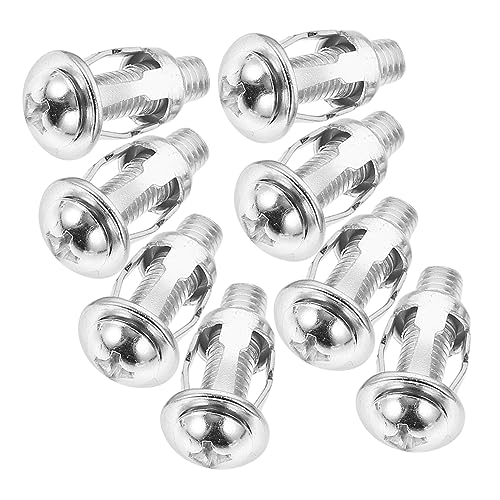 CLISPEED 10 Sätze Blütenblatt Spreizmutter Hohlraumdübel mit Schrauben Hohles Metallgehäuse für Starke Lasten Langlebig Vielseitig Kompatibel zur Sicheren Befestigung von Türankern von CLISPEED