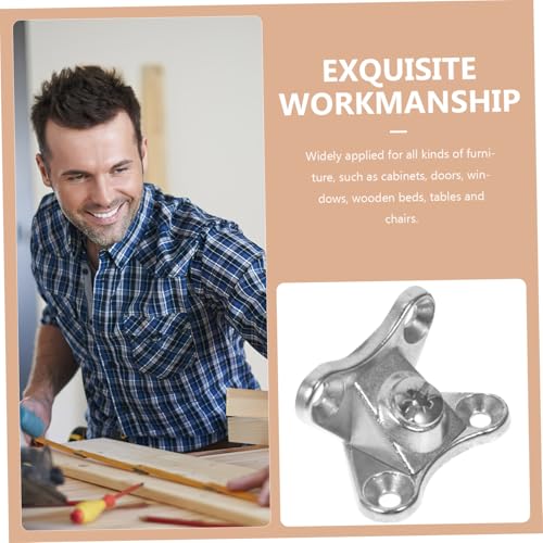 CLISPEED 10 Sätze Teiliges Möbel Eckwinkel aus Edelstahl Abnehmbare Rechtwinklige Halterungen mit Schrauben Stabile Verbindung für Holzrahmen Ablagen Tische und Schränke Einfach zu CLISPEED 10 Sätze Teiliges Möbel Eckwinkel aus Edelstahl Abnehmbare Rechtwinklige Halterungen mit Schrauben Stabile Verbindung für Holzrahmen Ablagen Tische und Schränke Einfach zu von CLISPEED