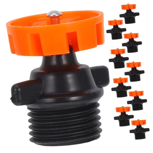 CLISPEED 10 Stück Automatischer Rotierender Gartensprenger Drehbarer Feiner Sprinklerkopf mit Langlebigem Schwungrad für Gleichmäßige Bewässerung von Blumen Gemüse Orange CLISPEED 10 Stück Automatischer Rotierender Gartensprenger Drehbarer Feiner Sprinklerkopf mit Langlebigem Schwungrad für Gleichmäßige Bewässerung von Blumen Gemüse Orange von CLISPEED